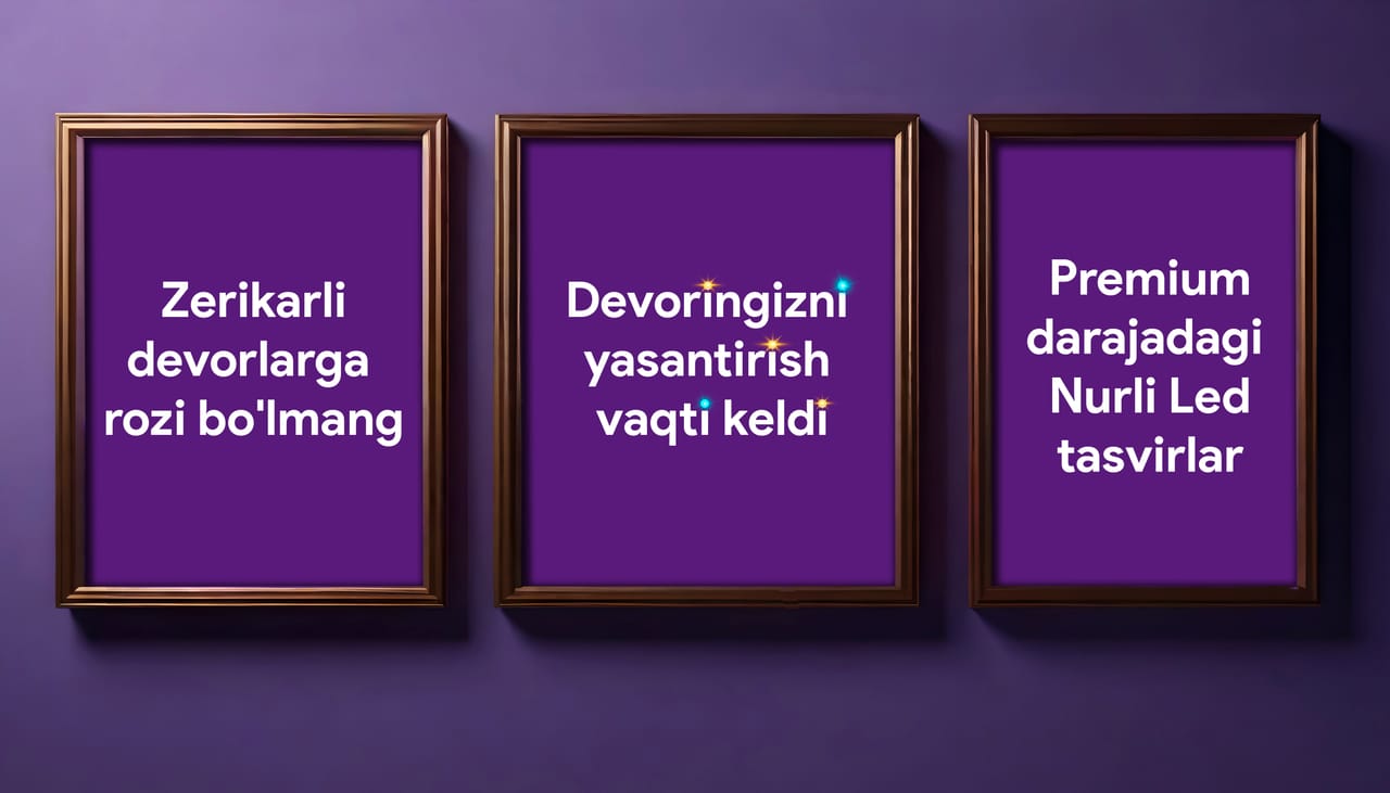 Nurkamol LED manzara tasvirlari - yuqori sifatli va energiya tejamkor yoritish mahsulotlari